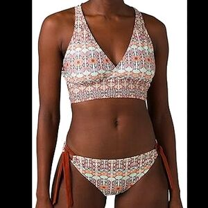 NWOT Prana 2 Piece Rosa Gypsy Bikini Bathing Suit XS/S D/DD